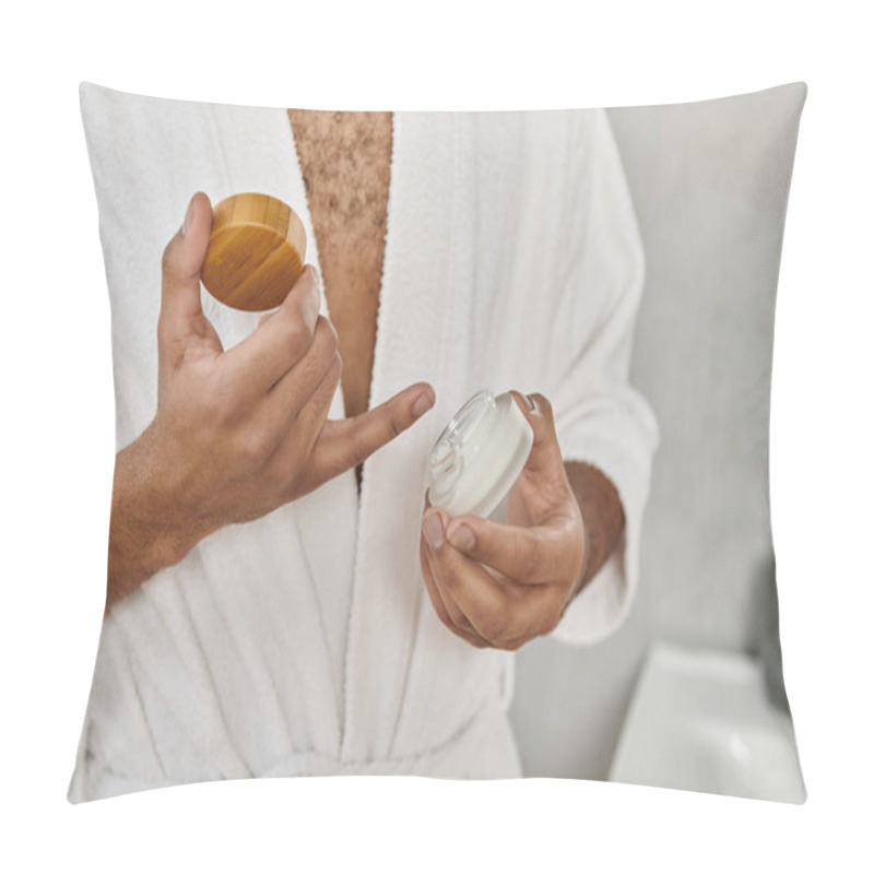 Personality  Relaxation And Self Care Ritual In A Tranquil Home Setting. Pillow Covers