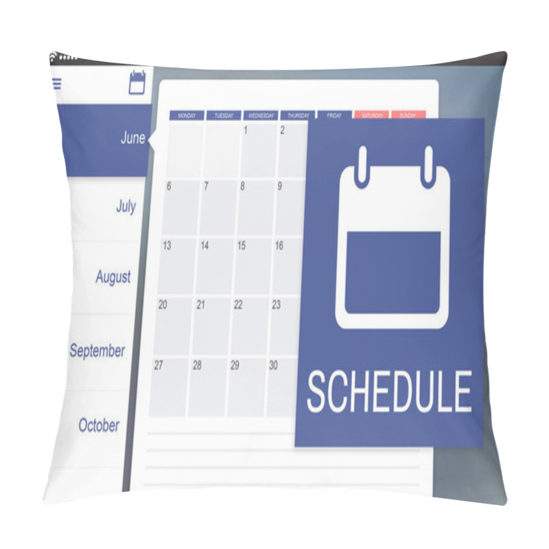 Personality  Graphic Text And Schedule Concept Pillow Covers