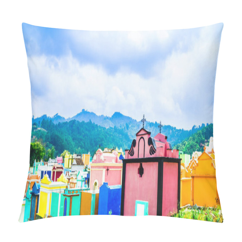 Personality  Colerful Cemetery By City Of Chichicastenango - Guatemala  Pillow Covers