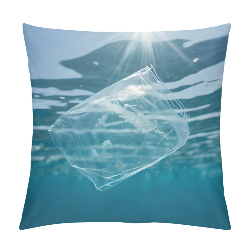 Personality  A Plastic Ocean: Jellyfish Adrift In A Sea Of Trash Pillow Covers