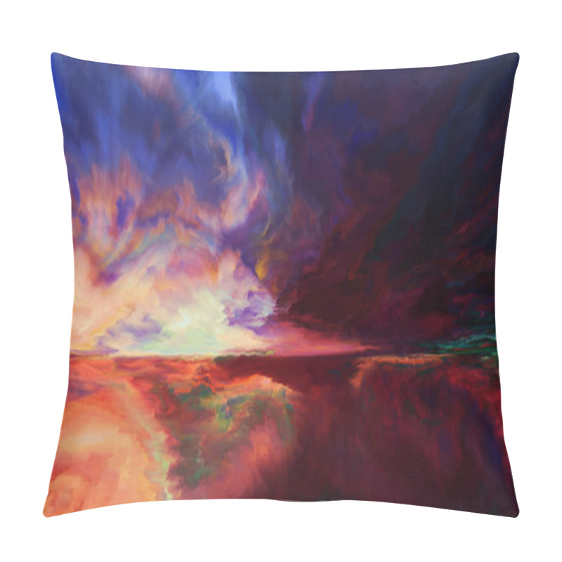 Personality  Realms Of Abstract Landscape Pillow Covers