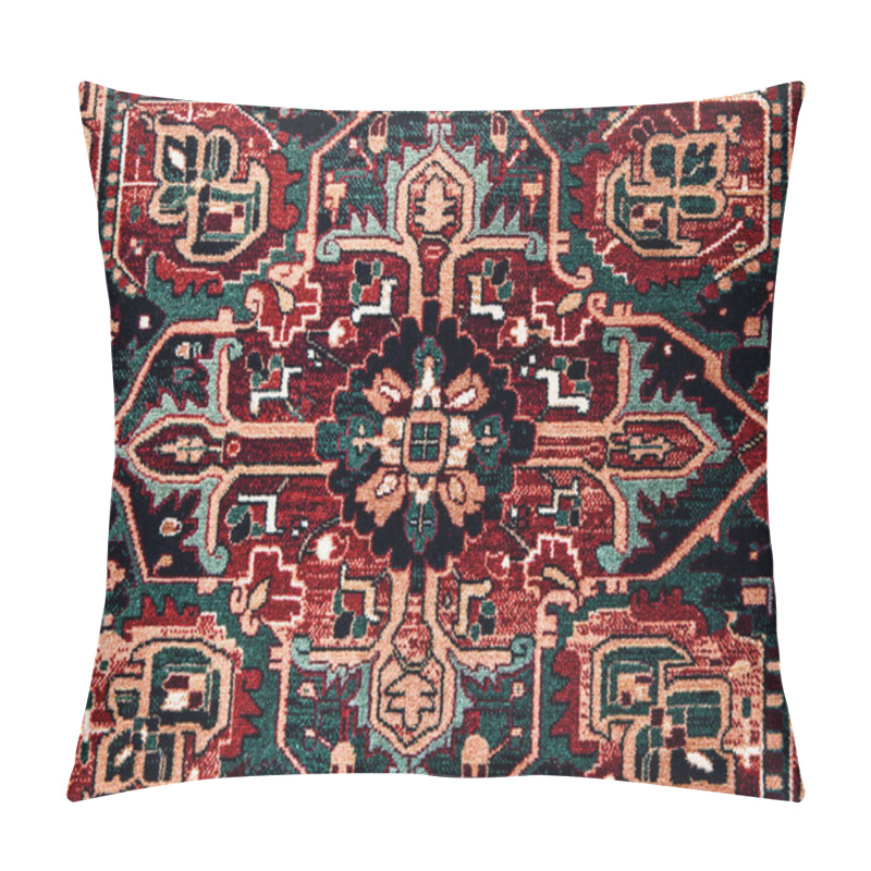 Personality  Romanian Folk Seamless Pattern Ornaments. Romanian Traditional Embroidery. Ethnic Texture Design. Traditional Carpet Design. Carpet Ornaments. Rustic Carpet Design Pillow Covers