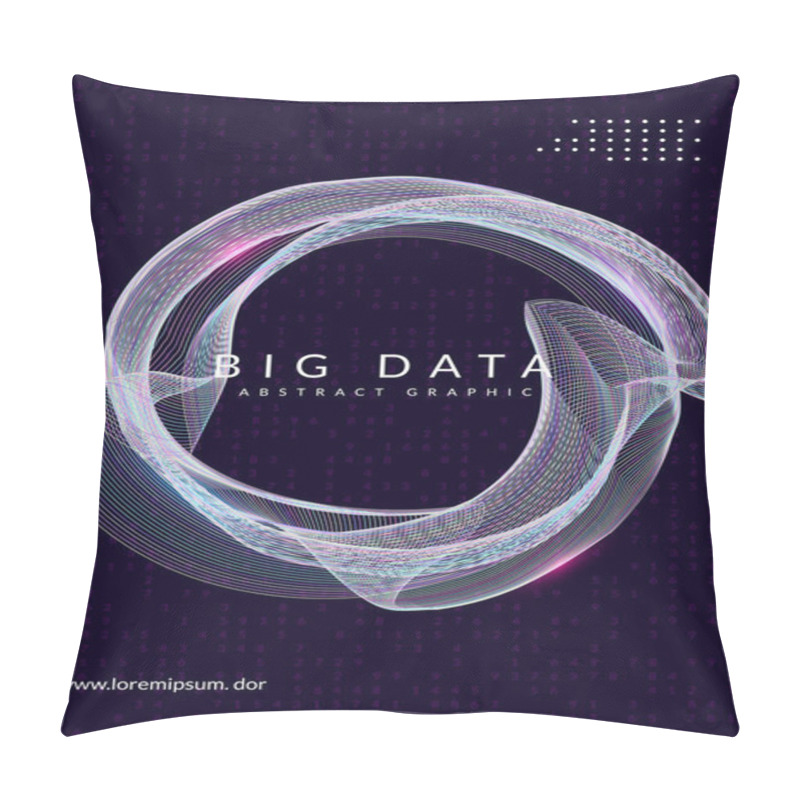 Personality  Digital Technology Abstract Background. Artificial Intelligence, Pillow Covers