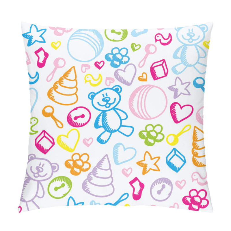 Personality  Toy Pattern Pillow Covers