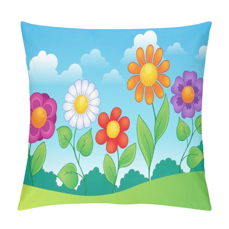 Personality  Flower Theme Image 9 Pillow Covers