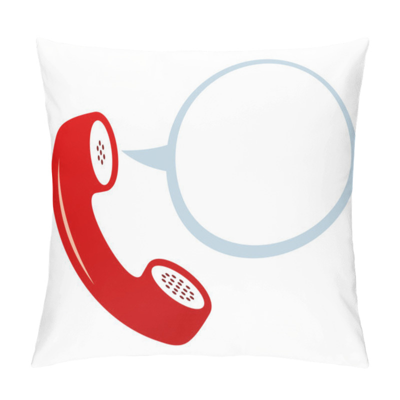 Personality  Telephone Icon. Pillow Covers