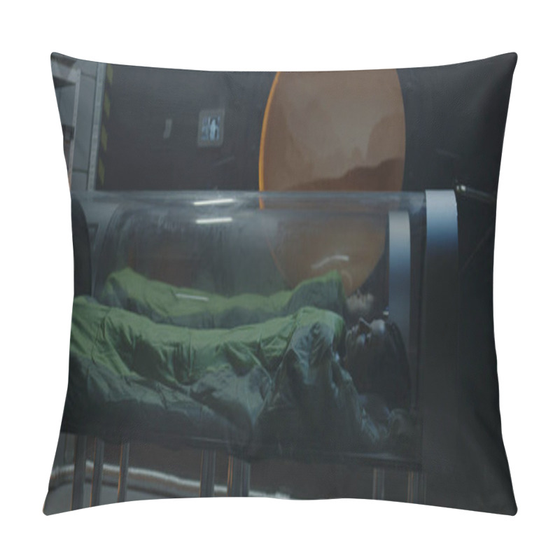 Personality  Astronauts Sleeping In Glass Capsules Pillow Covers