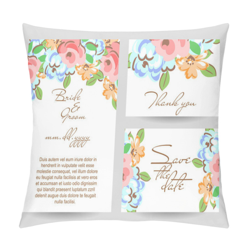 Personality  Blooming Floral Ornament Pillow Covers