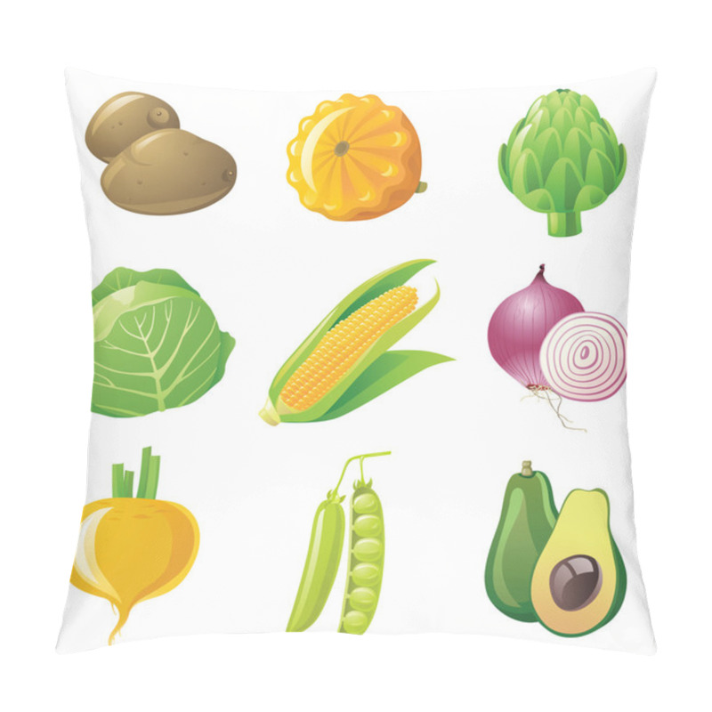 Personality  Vegetables Set Pillow Covers