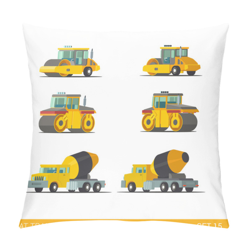 Personality  Modern Construction Site Pillow Covers