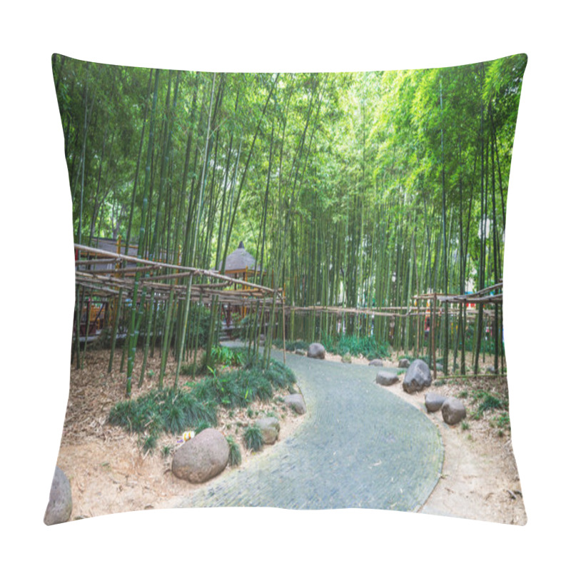 Personality  Bamboo Forest In China Pillow Covers