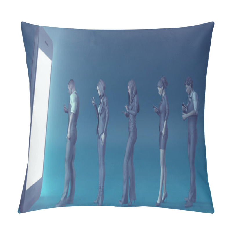 Personality  Technological Zombies Pillow Covers