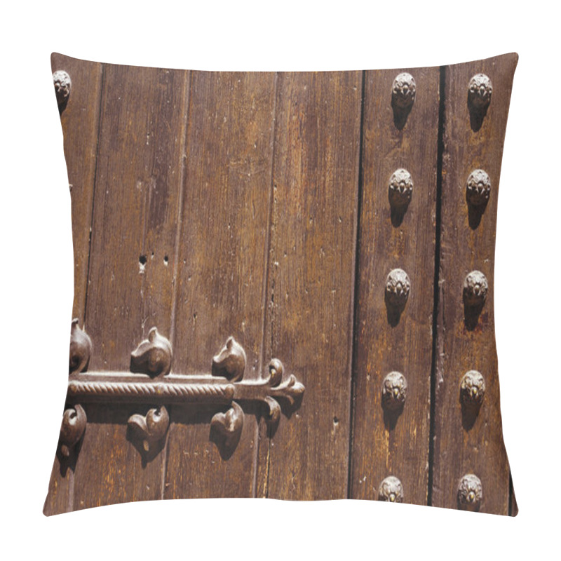 Personality  Ancient Door Detail Pillow Covers