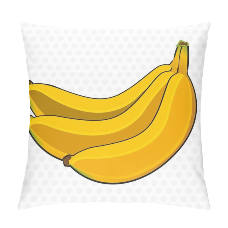 Personality  Bunch Of Bananas Cartoon Pillow Covers