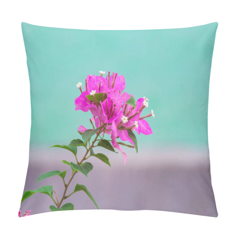 Personality  Pink Paper Flowers, Blur Background Pillow Covers