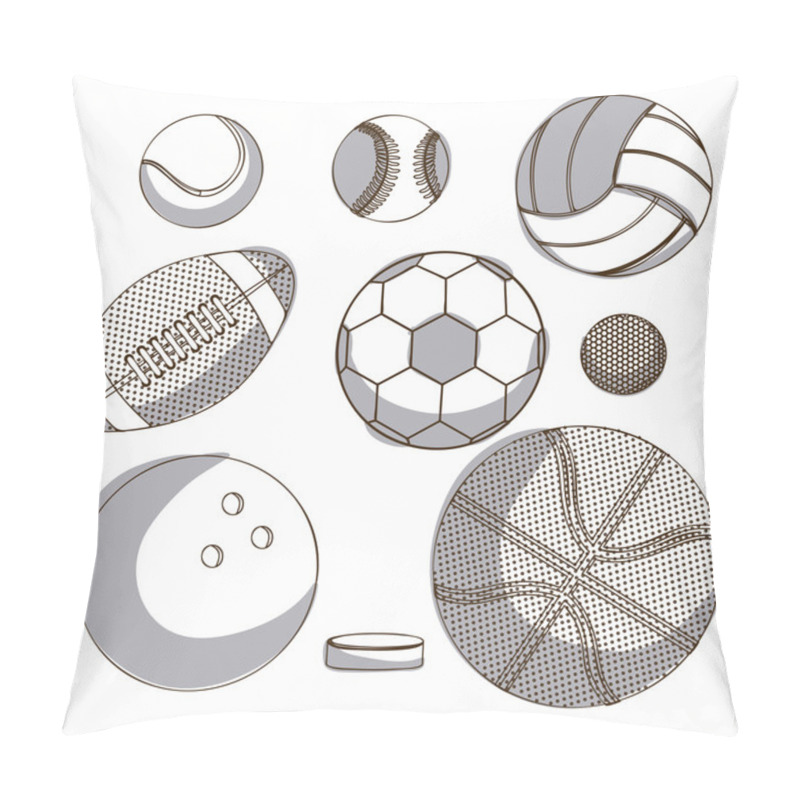 Personality  Sports Balloons Pillow Covers