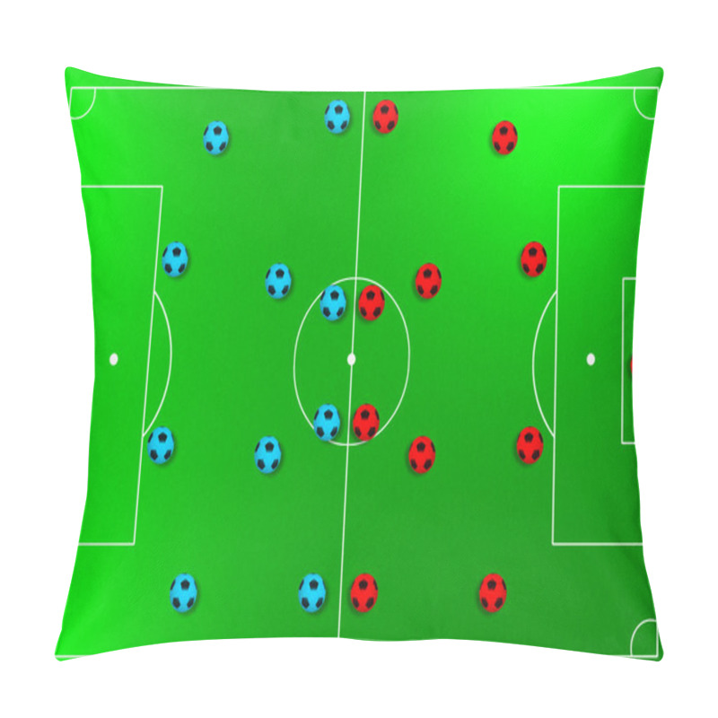 Personality  Football Tactics And Strategy Pillow Covers