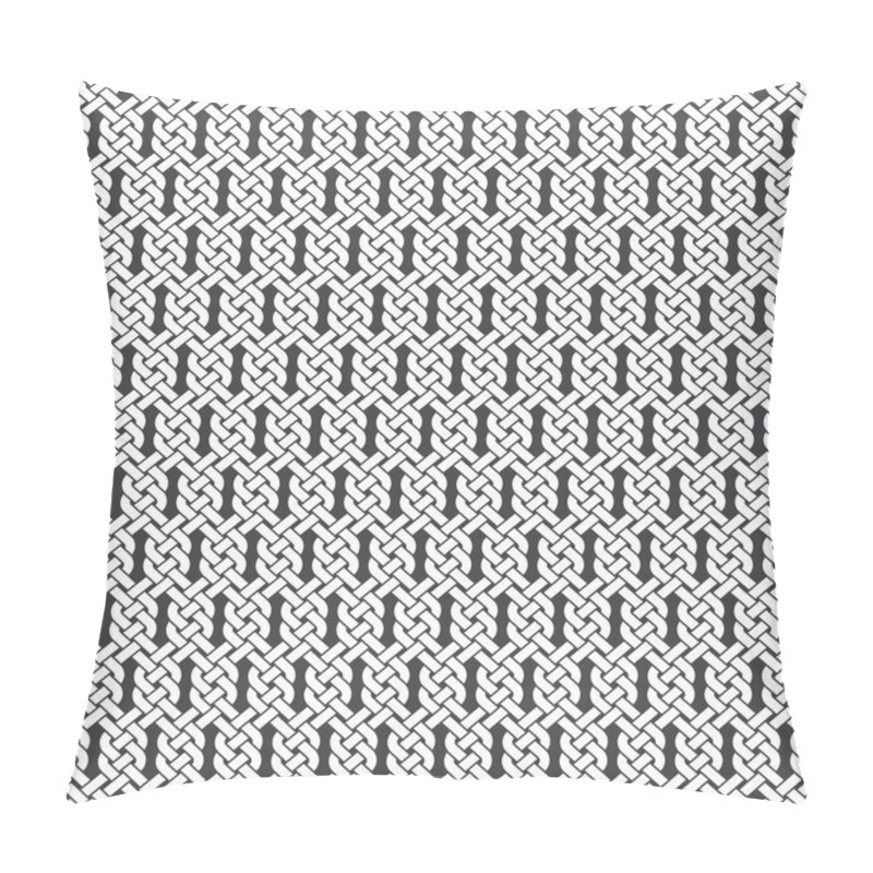 Personality  Seamless Pattern Of Braided Strips Pillow Covers