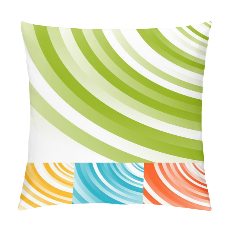 Personality  Radial Circles Abstract Backgrounds Pillow Covers