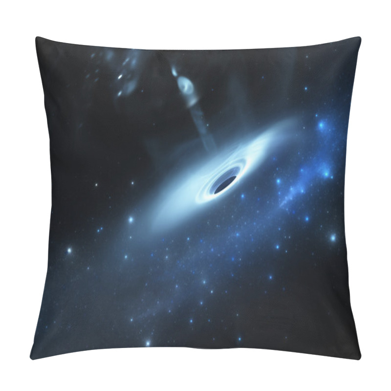 Personality  Stars Falls Into A Black Hole Pillow Covers