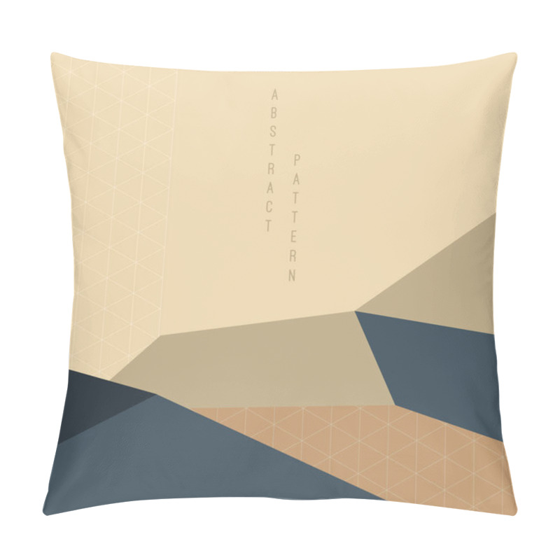 Personality  Abstract Simple Pattern For Web Banner, Wallpaper, Poster Or Business Presentation With Vertical Text Space : Vector Illustration Pillow Covers