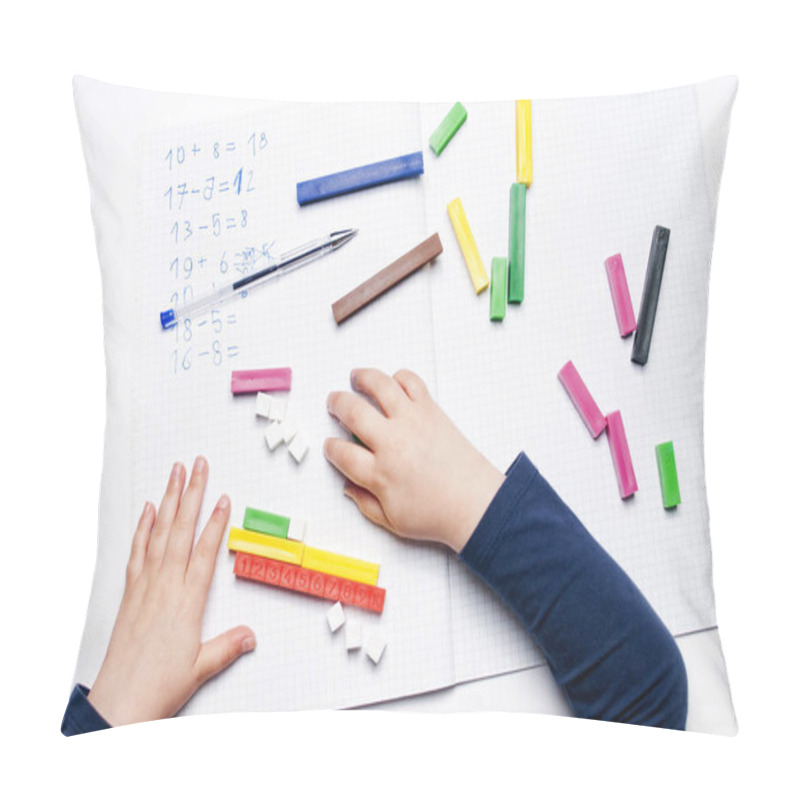 Personality  Elementary School: Arithmetic Exercises Pillow Covers