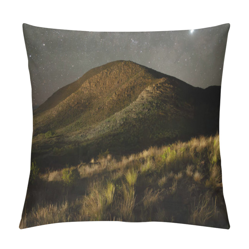 Personality  Lihue Calel National Park, Night Landscape, La Pampa, Argentina Pillow Covers