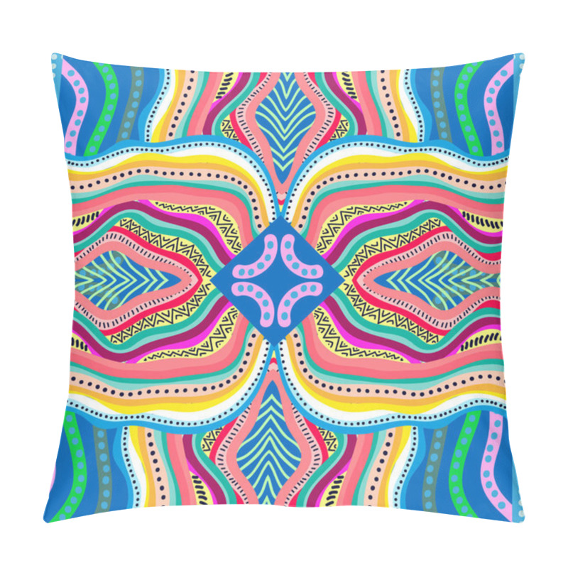 Personality  Silk Scarf With Ethnic Motifs. Pillow Covers