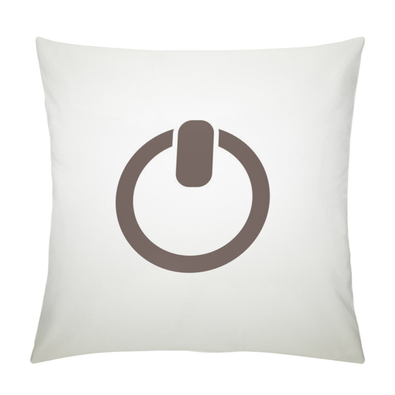 Personality  Power Buttton Simple Web Icon Pillow Covers