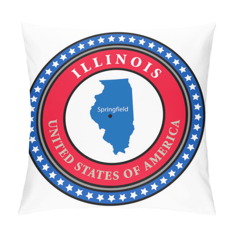 Personality  Label Illinois Pillow Covers