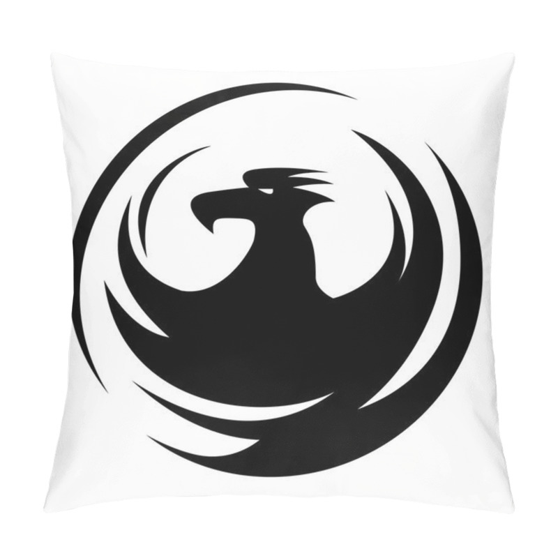 Personality  Phoenix Symbol, Emblem Design Pillow Covers