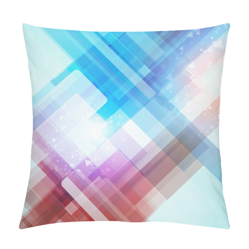 Personality  Abstract Technology Futuristic Lines Vector Background  Pillow Covers