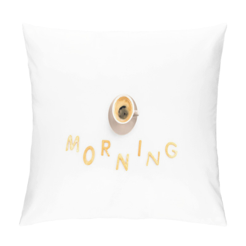 Personality  Cup Of Espresso Coffee In Morning Pillow Covers