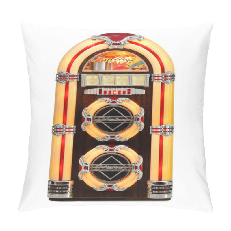 Personality  Retro Jukebox Isolated Pillow Covers