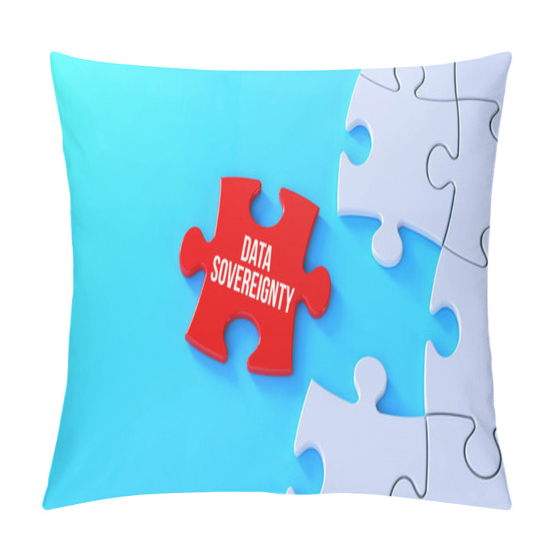 Personality  The Word Data Sovereignty On A Missing Puzzle Piece Pillow Covers