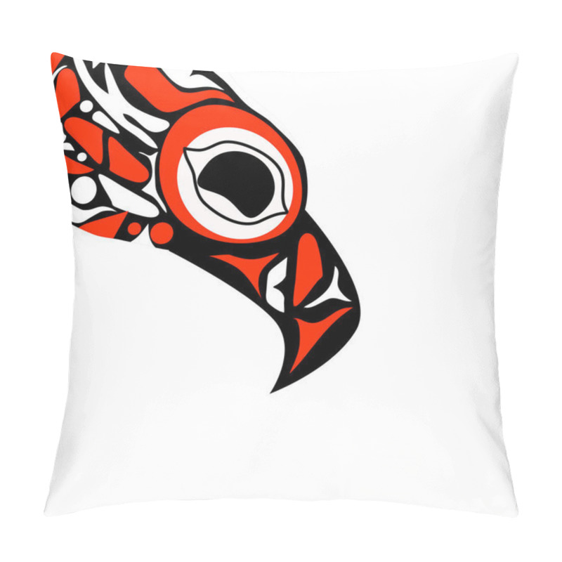 Personality  Totem Bird Indigenous Art Stylization Pillow Covers