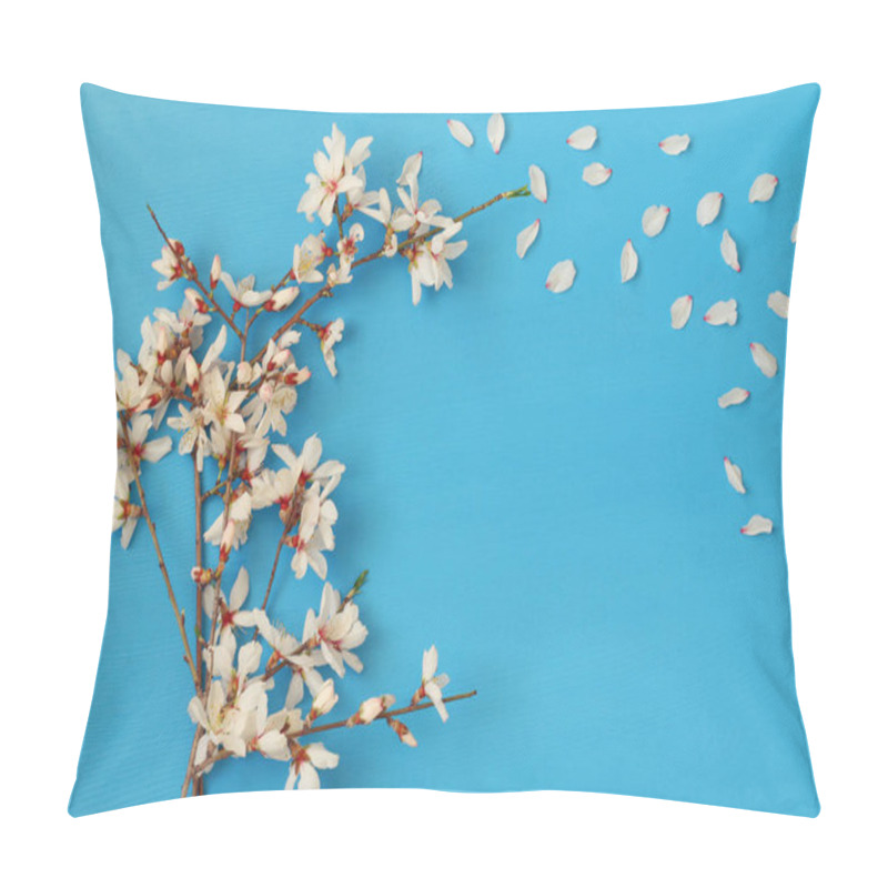 Personality  Image Of Spring White Cherry Blossoms Tree Pillow Covers