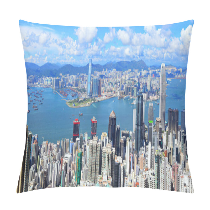 Personality  Hong Kong Skyline Pillow Covers