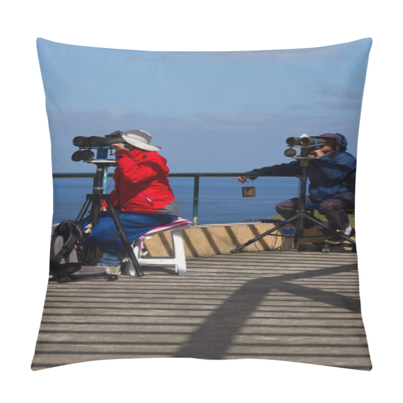 Personality  Watching Whales In Azores Island Pillow Covers