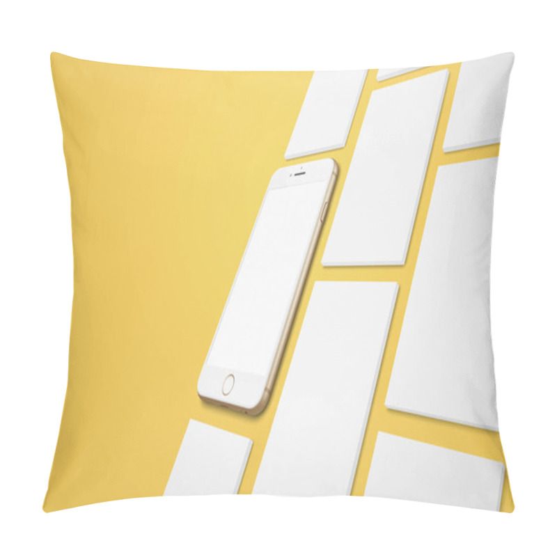 Personality  App Screen Mockup 3D Rendering Pillow Covers