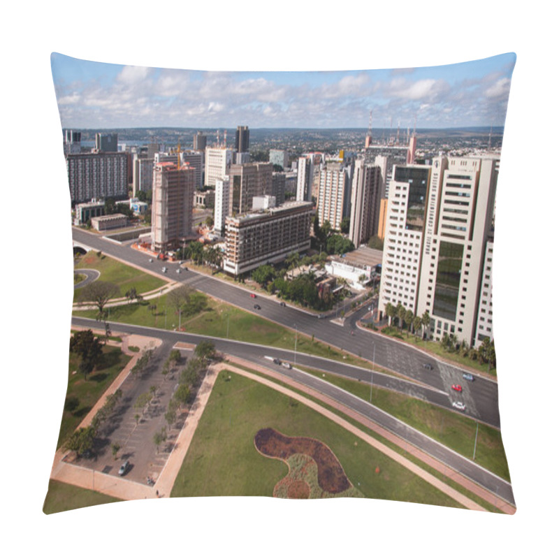 Personality  Beautiful Park Near Brazilian National Congress Pillow Covers