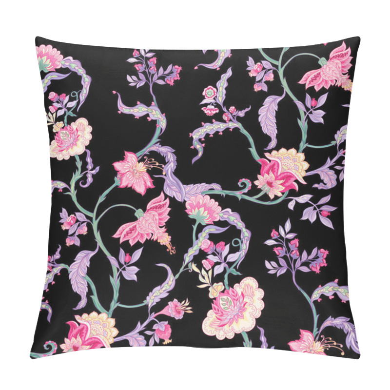 Personality  Pattern Elements With Stylized Ornamental Flowers  Pillow Covers