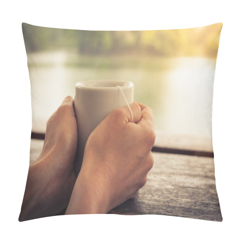 Personality  Tea By The Lake Pillow Covers