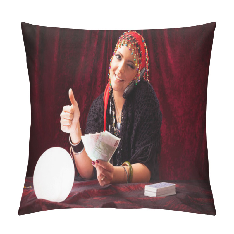 Personality  Fortune Teller With Crystal Ball Pillow Covers