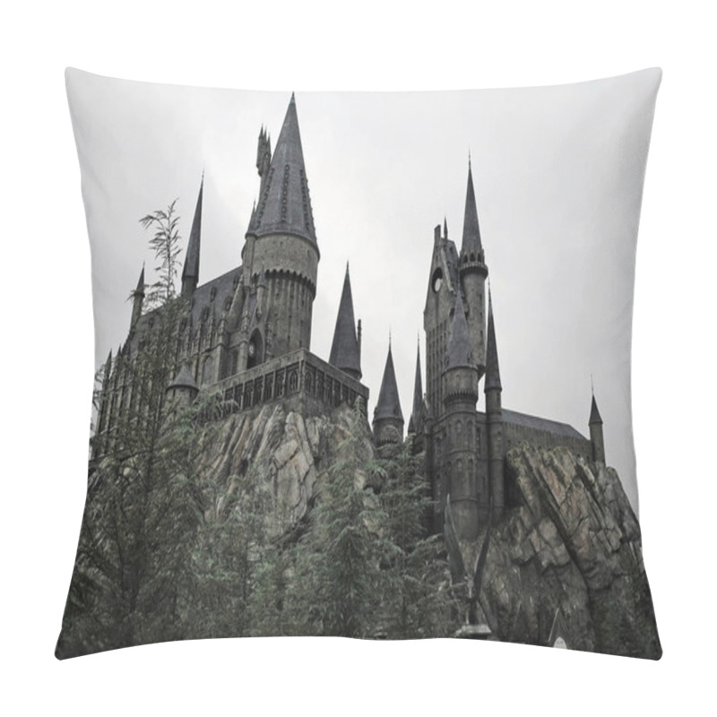 Personality  View Of The Gothic Castle In Prague Pillow Covers