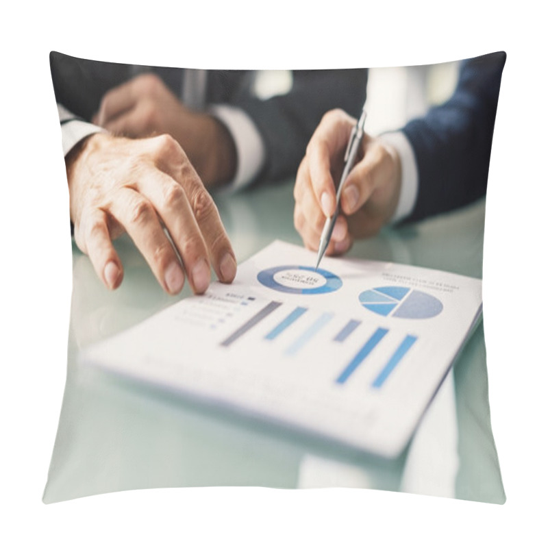 Personality  Businessmen Working In Office  Pillow Covers