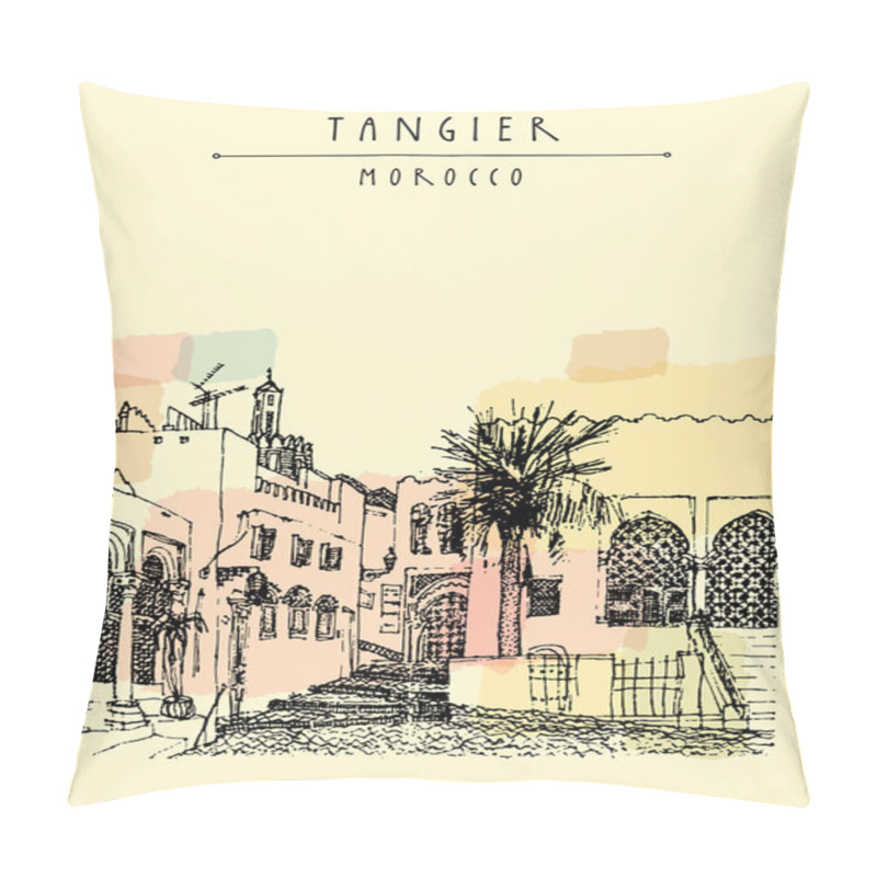 Personality  Old Town (Medina) In Tangier Pillow Covers