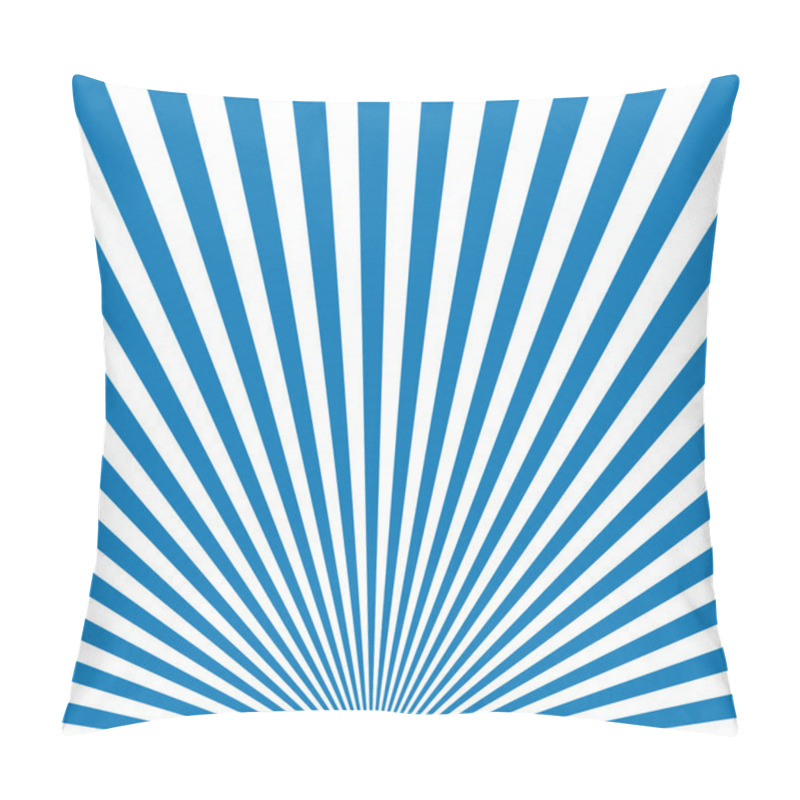 Personality  Blue Ray Pattern Background Pillow Covers