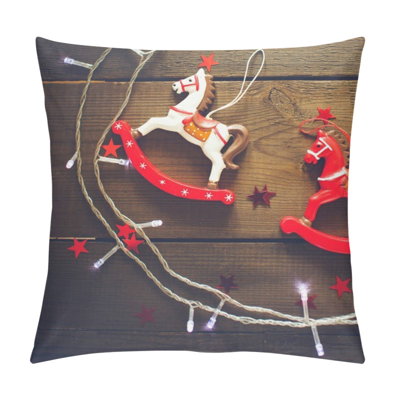 Personality  Festive Christmas Composition Pillow Covers