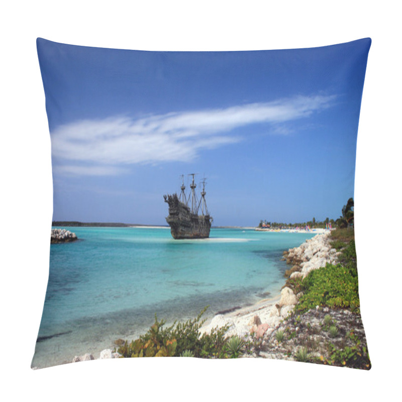 Personality  Caribbean Pirate Ship Pillow Covers